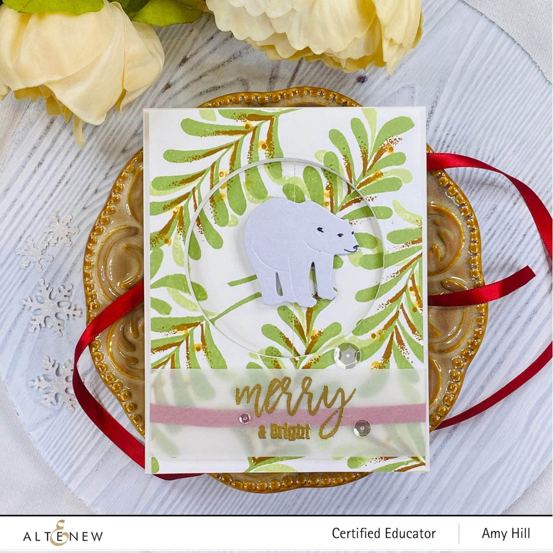 Altenew Mini Delight Mini Delight: Polar Bear Stamp & Die Set