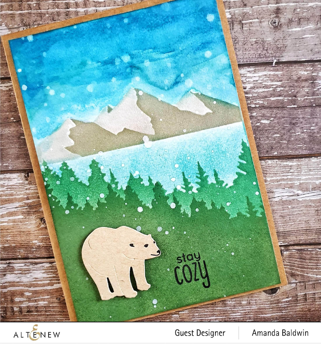 Altenew Mini Delight Mini Delight: Polar Bear Stamp & Die Set