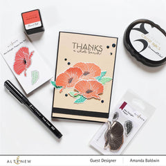 Altenew Mini Delight Mini Delight: Poppy Stamp & Die Set