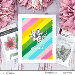 Altenew Mini Delight Mini Delight: Proud Amaryllis Stamp & Die Set