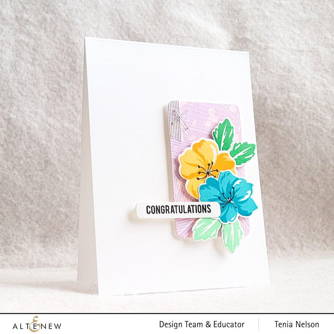 Altenew Mini Delight Mini Delight: Wild Geraniums Stamp & Die Set