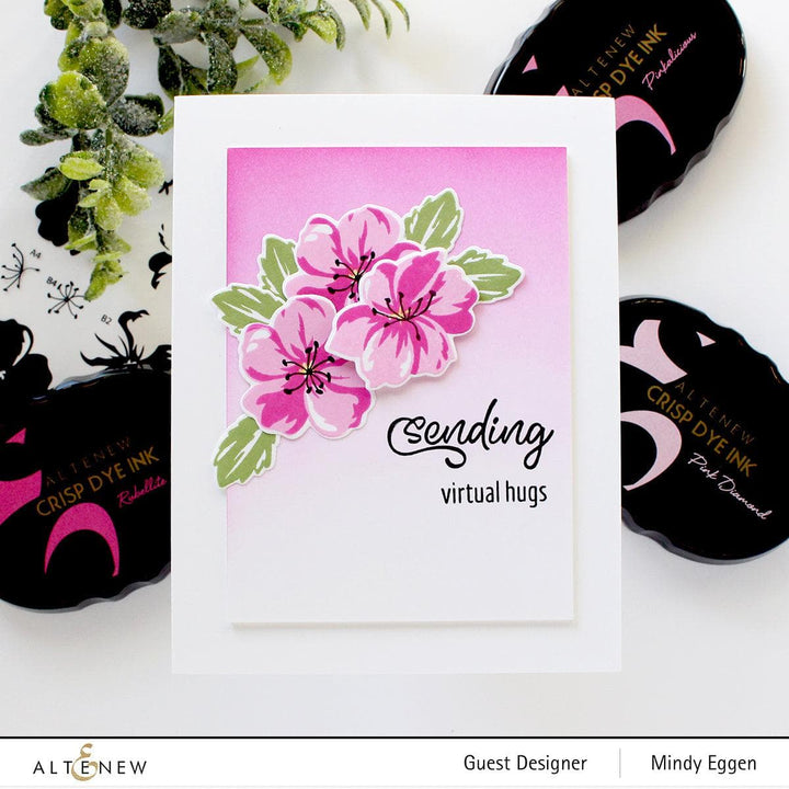Altenew Mini Delight Mini Delight: Wild Geraniums Stamp & Die Set