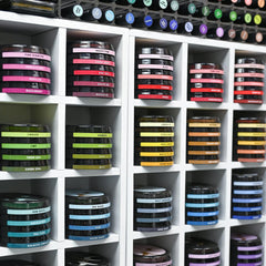 Misil Craft Decals Oval Ink Side Label Set - All Crisp Dye Ink Colors (3 Sheets)