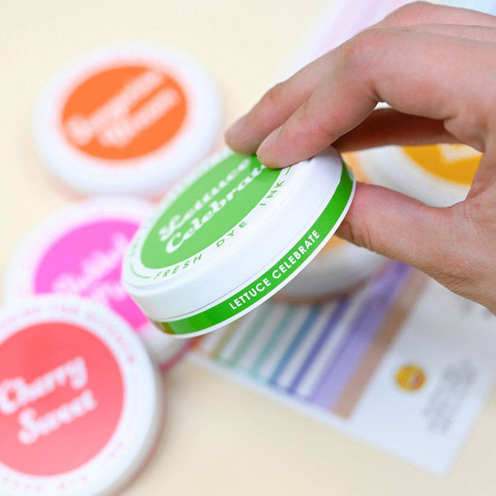Misil Craft Decals Round Ink Pads Label Set - 2023 Amy Tangerine Collection