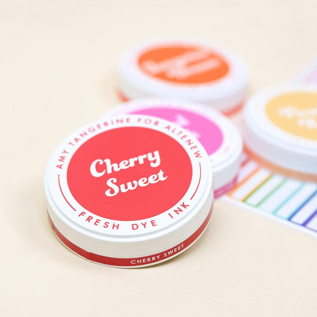 Misil Craft Decals Round Ink Pads Label Set - 2023 Amy Tangerine Collection