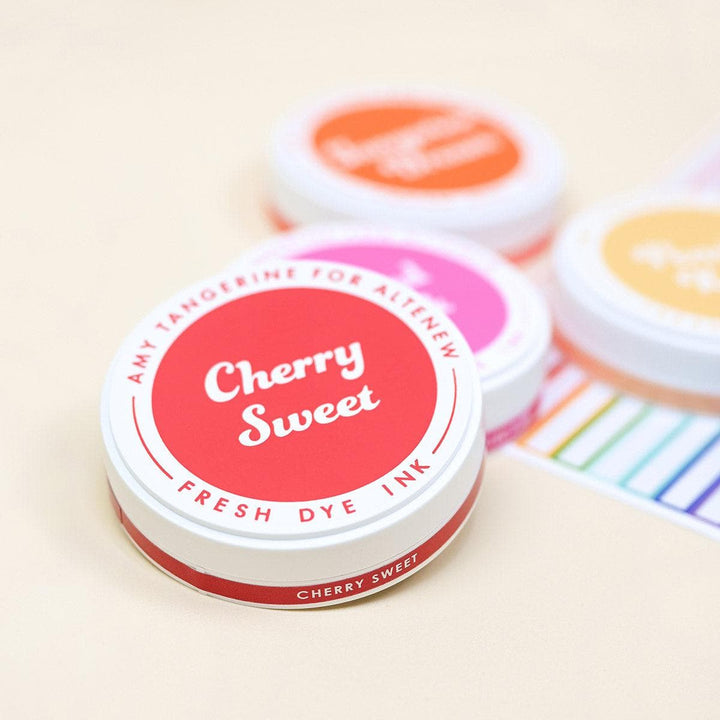 Misil Craft Decals Round Ink Pads Label Set - 2023 Amy Tangerine Collection