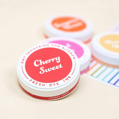 Misil Craft Decals Round Ink Pads Label Set - 2023 Amy Tangerine Collection