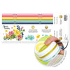 Misil Craft Decals Round Ink Pads Label Set - Deco Garden