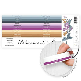 Round Ink Pads Label Set - Tranquility, Shades of Purple, Delectable Delights
