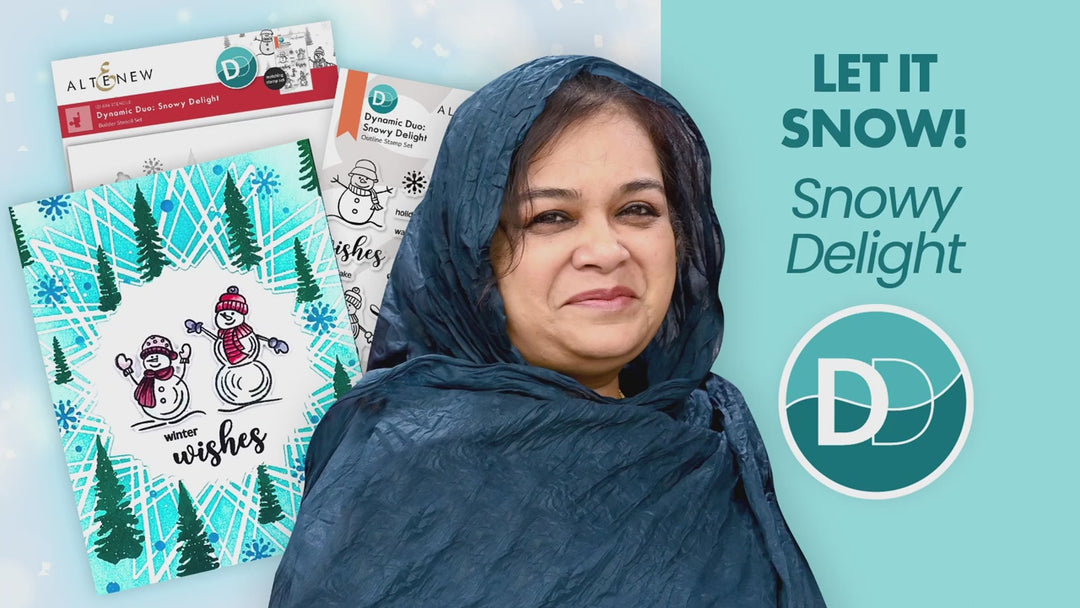 Dynamic Duo: Snowy Delight & Add-on Die Bundle