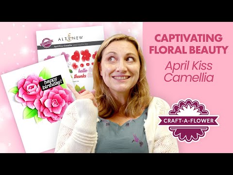 Craft-A-Flower: April Kiss Camellia Layering Die Set