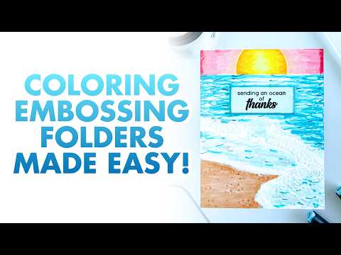 Whispering Waves 3D Embossing Folder