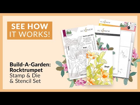 Build-A-Garden: Rocktrumpet & Add-on Die Bundle