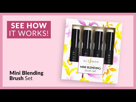 Mini Blending Brush Set (Flat Bristles)