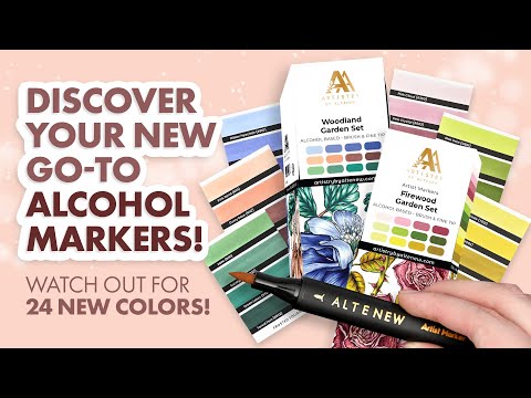Woodland Garden Artist Alcohol Markers Set L