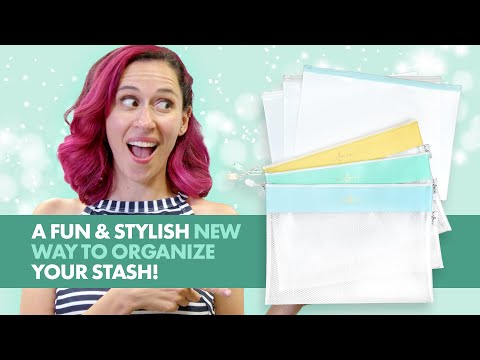 Blue Zip 'n' Stash Pouches Bundle (3 pcs)