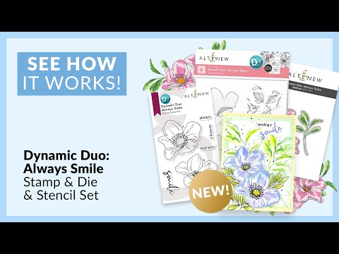 Dynamic Duo: Always Smile Add-on Die Set