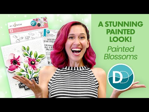Dynamic Duo: Painted Blossoms & Add-on Die Bundle