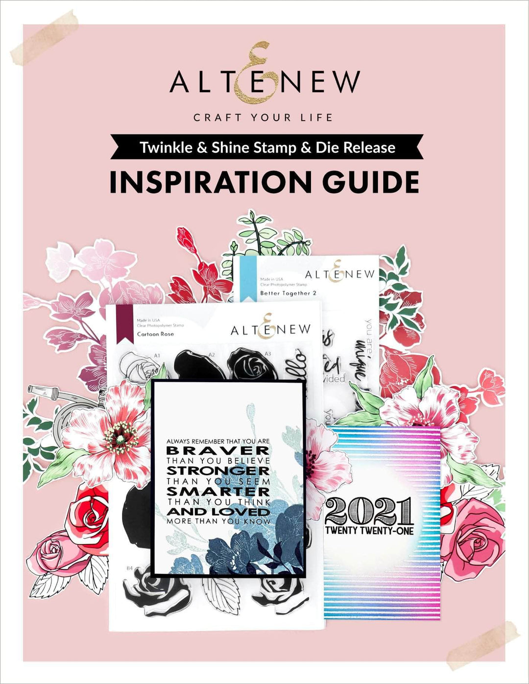 55Printing.com Printed Media Twinkle & Shine Stamp & Die Release Inspiration Guide