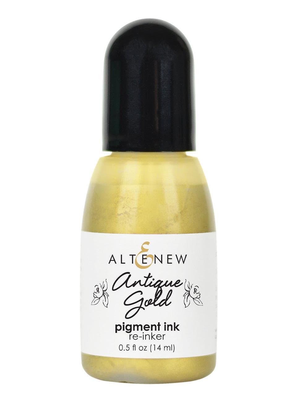 Tsukineko Re-inker Antique Gold Pigment Ink Re-inker
