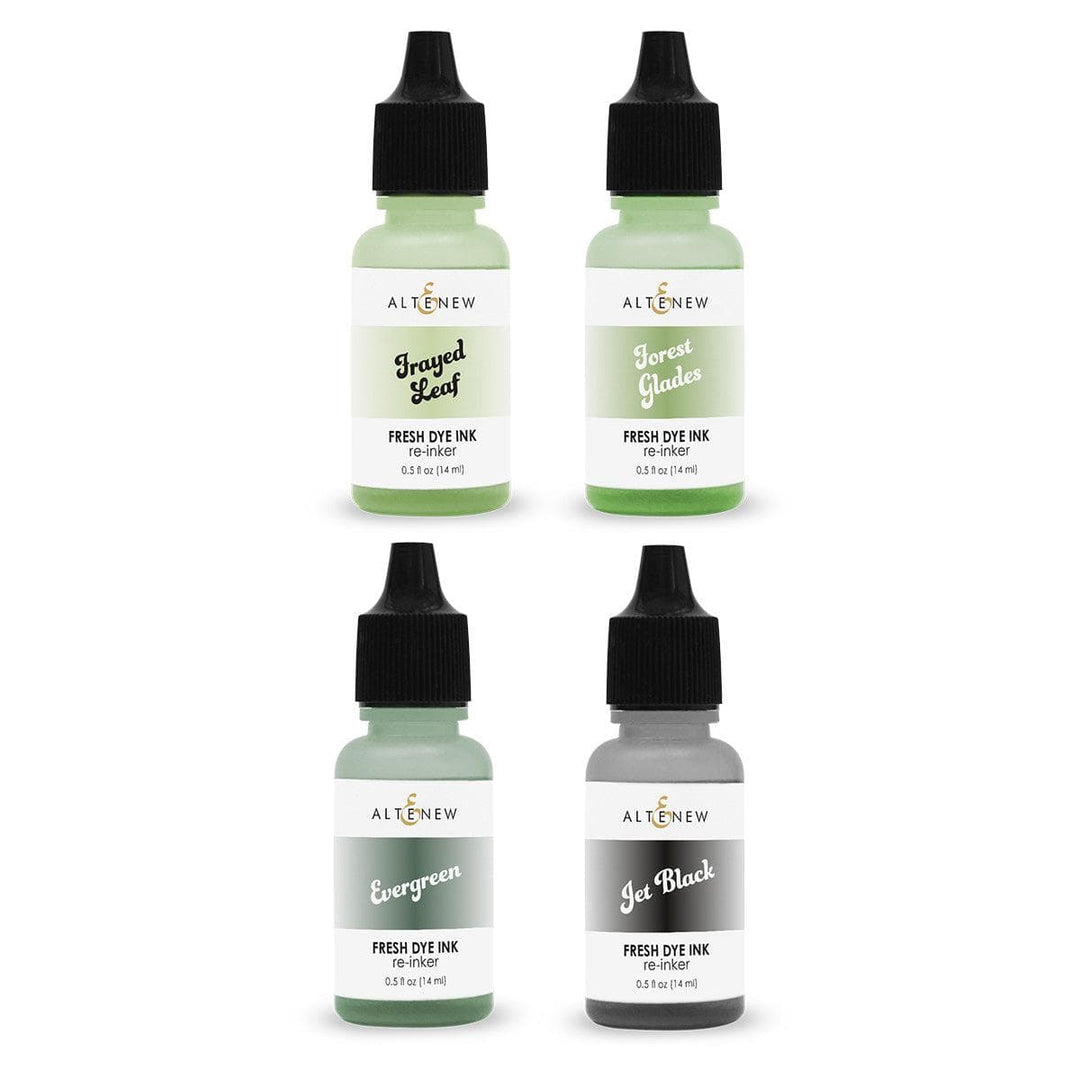 Stewart Superior Re-inker Bundle Green Fields Fresh Dye Ink Re-inker Bundle