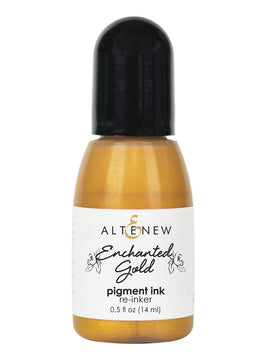 Tsukineko Re-inker Enchanted Gold Pigment Ink Re-inker