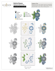 Folk Art Flowers