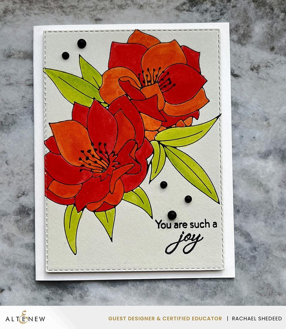 Altenew Spark Joy Bundle Spark Joy: Black Hellebore & Add-on Die Bundle