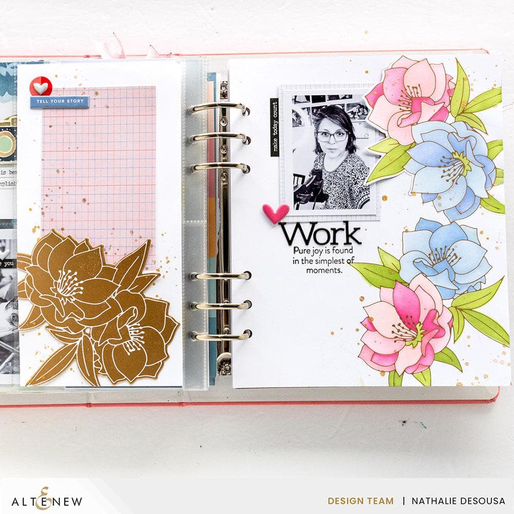 Altenew Spark Joy Bundle Spark Joy: Black Hellebore & Add-on Die Bundle