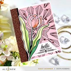 Part A-Glitz Art Craft Co.,LTD Spark Joy Bundle Spark Joy: Blushing Tulip & Add-On Die Bundle