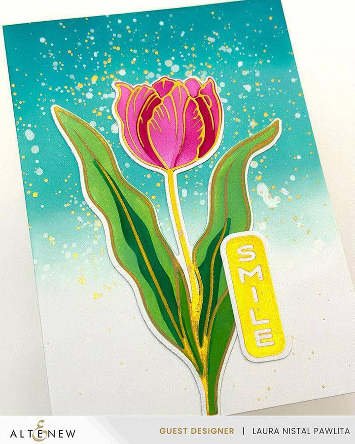 Part A-Glitz Art Craft Co.,LTD Spark Joy Bundle Spark Joy: Blushing Tulip & Add-On Die Bundle