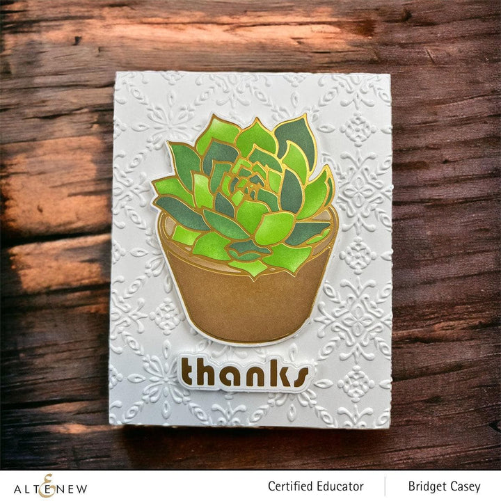 Altenew Spark Joy Spark Joy: Potted Succulent