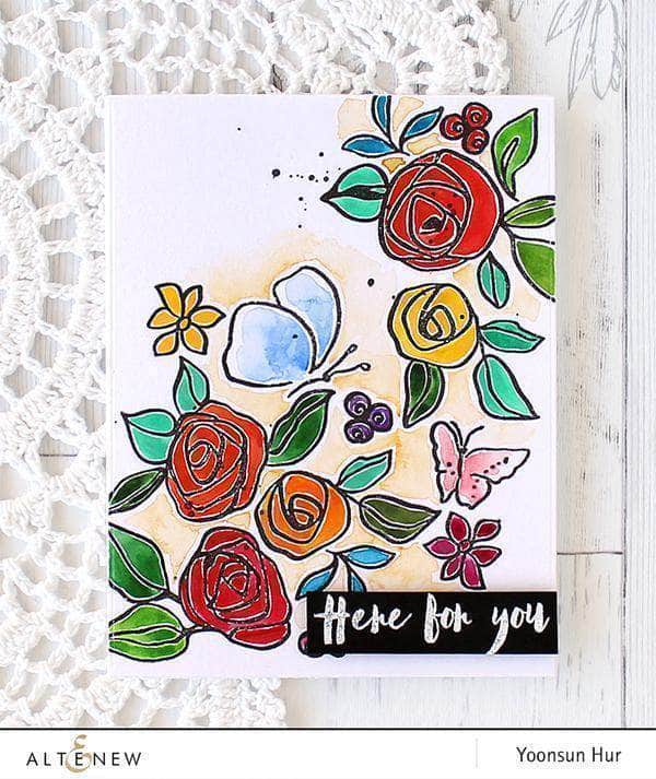 Altenew Stamp & Alcohol Marker Bundle Coloring Starter Kit A