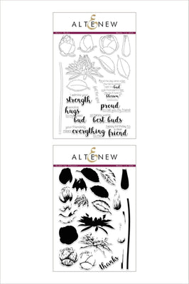 Altenew Stamp Bundle Best Buds & Budding Thanks Stamp Bundle
