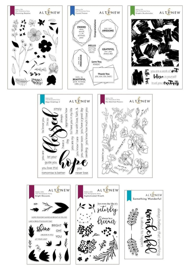 Altenew Stamp Bundle Blessed With Hope Stamp Bundle