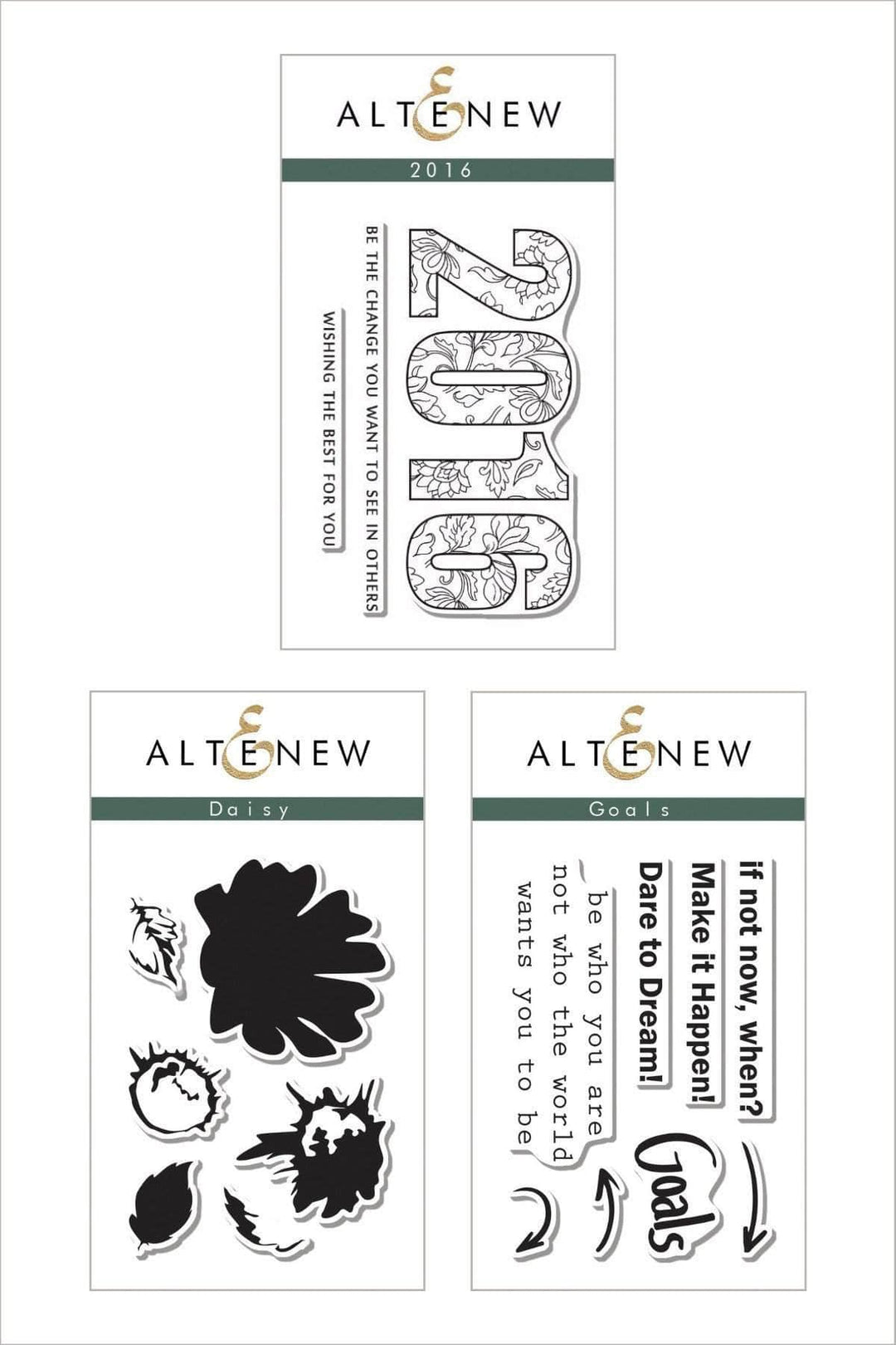 Altenew Stamp Bundle Z - Goals Mini Stamp Bundle