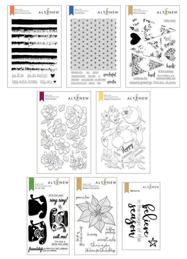 Altenew Stamp Bundle Z - Holiday Friendship Stamp Bundle