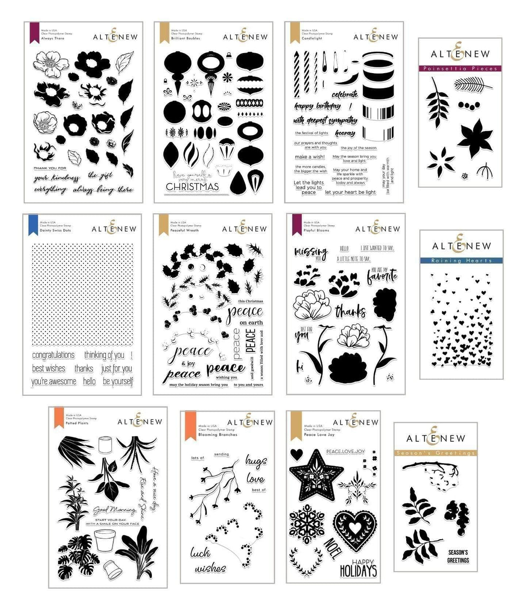 Altenew Stamp Bundle October 2018 Stamp Bundle