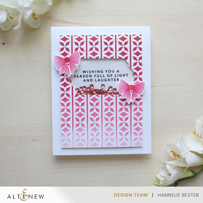 Altenew Wrapped With Love stamp, die, and Betterpress plate bundle featuring floral and love-themed designs for crafting.