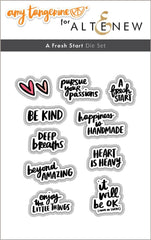Altenew Stamp & Die Bundle A Fresh Start