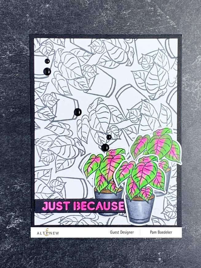 Altenew Stamp & Die Bundle Adorable Anthurium Stamp & Die Bundle