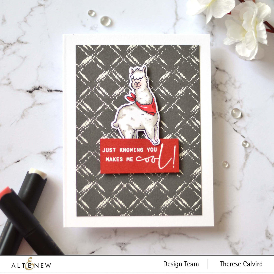 Altenew Stamp & Die Bundle Alpaca Stamp & Die Bundle