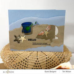 Altenew Stamp & Die Bundle Beach Bucket Stamp & Die Bundle