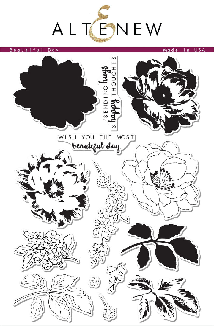 Altenew Stamp & Die Bundle Beautiful Day Stamp & Die Bundle