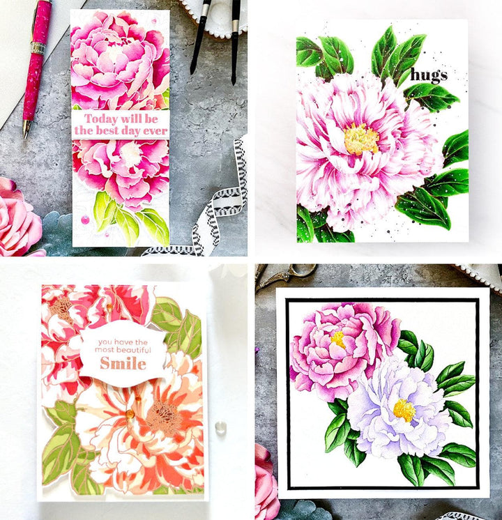 Billowing Peonies