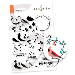 Altenew Stamp & Die Bundle Birds Of The Season