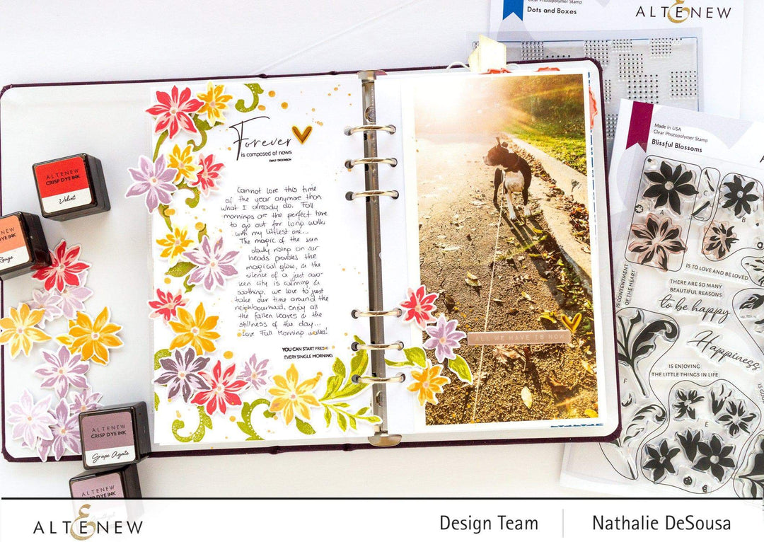 Altenew Stamp & Die Bundle Blissful Blossoms Stamp & Die Bundle