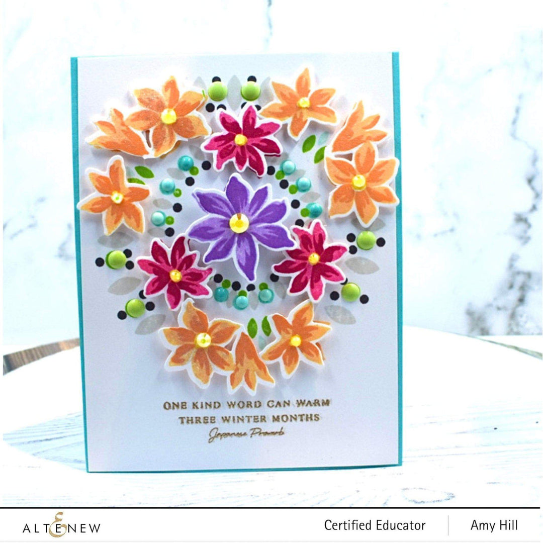 Altenew Stamp & Die Bundle Blissful Blossoms Stamp & Die Bundle