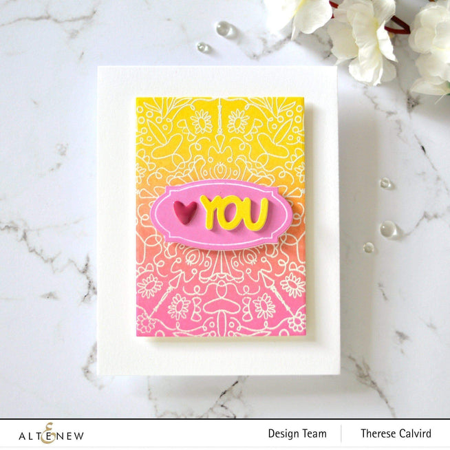 Altenew Stamp & Die Bundle Blooming Mandalas Stamp & Die Bundle
