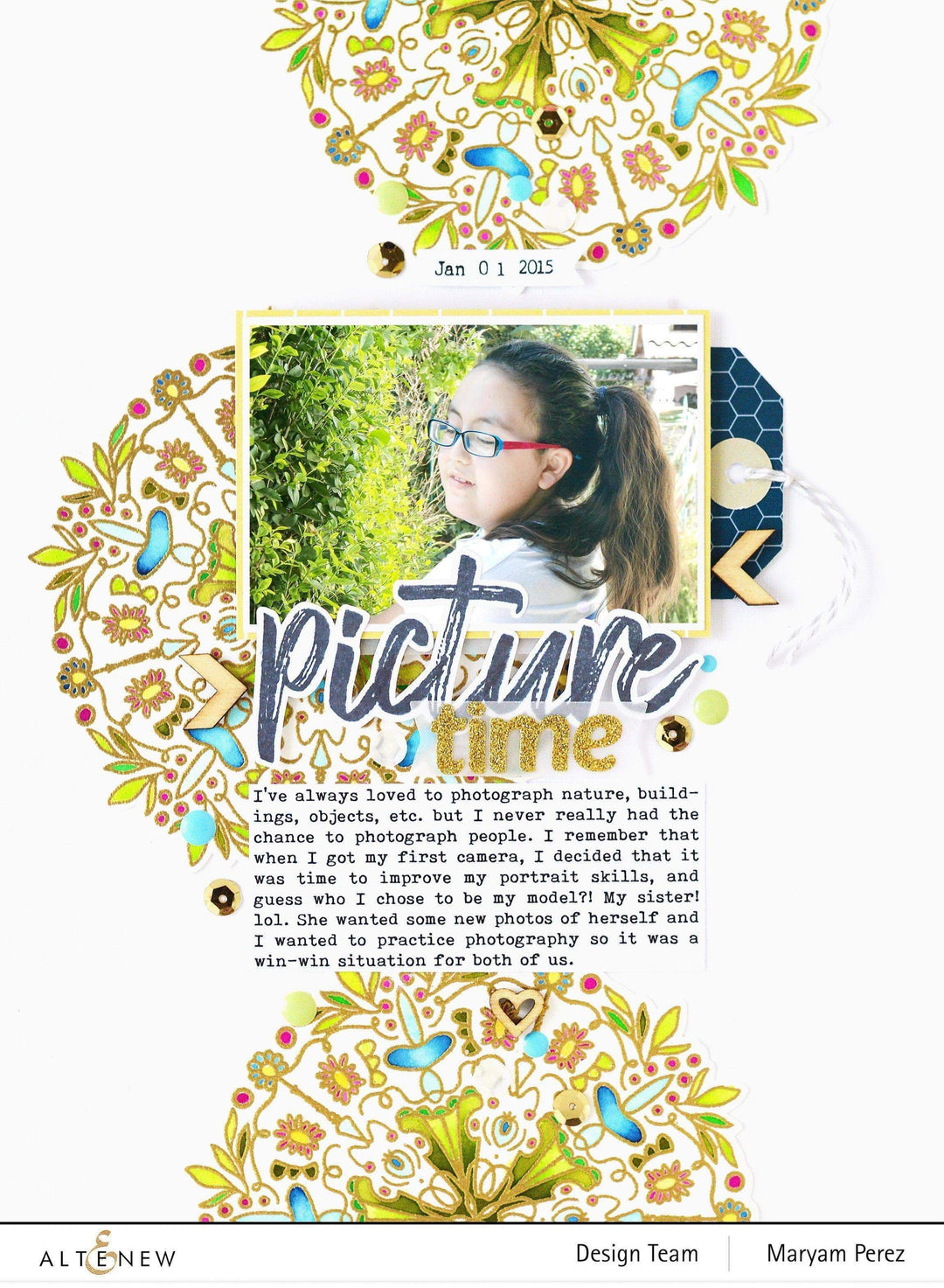 Altenew Stamp & Die Bundle Blooming Mandalas Stamp & Die Bundle